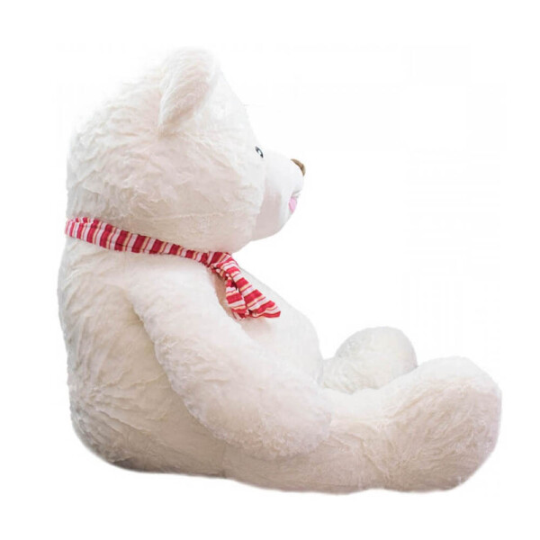 Pelúcia Urso Com Laço 48cm Branco