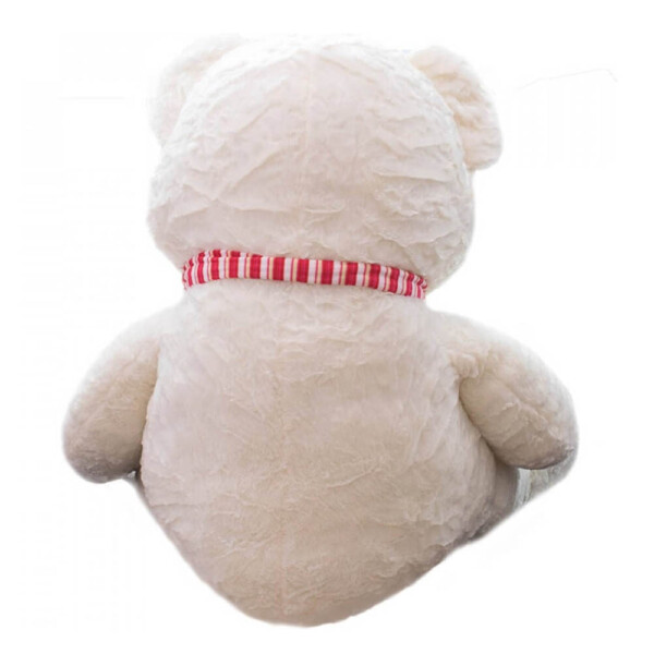 Pelúcia Urso Gigante Com Laço 77cm Branco