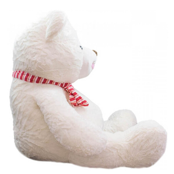 Pelúcia Urso Gigante Com Laço 77cm Branco