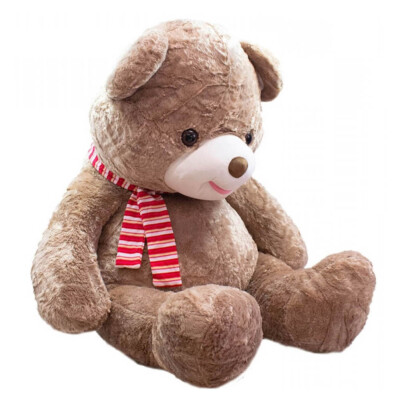 Pelúcia Urso Gigante Com Laço 77cm Branco (cópia)