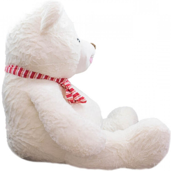 Pelúcia Urso Gigante Com Laço 94cm Branco