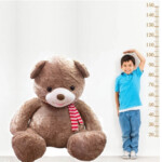 Pelúcia Urso Gigante Com Laço 94cm Marrom