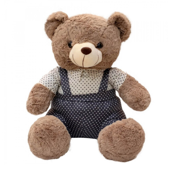 Pelúcia Urso Macacão Estrelas 34cm