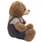Pelúcia Urso Macacão Estrelas 48cm