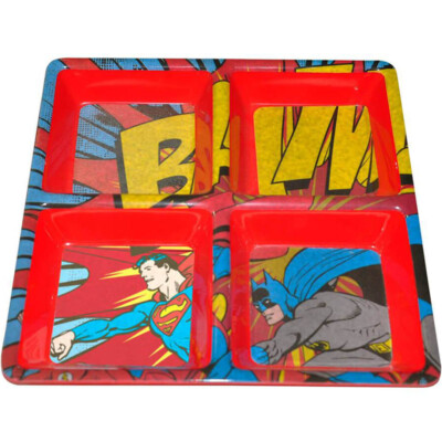 Petisqueira Batman E Superman Bam Em Melamina