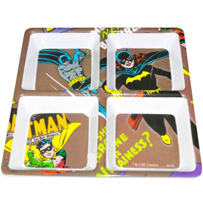 Petisqueira Quadrada Batgirl Em Melamina