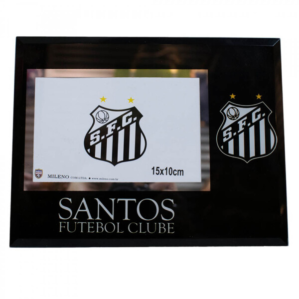 Porta Retrato Santos De Vidro 1 Foto 10x15cm