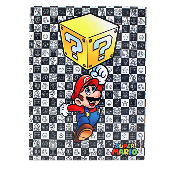 Quadro Metal Super Mario Cubo 19x26cm