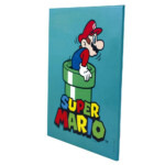 Quadro Metal Super Mario Pipe Green 19x26cm