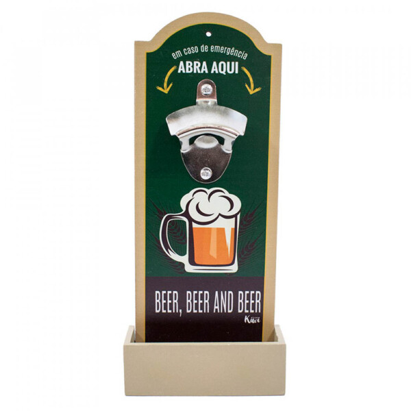 Abridor De Garrafas Beer Abra Aqui