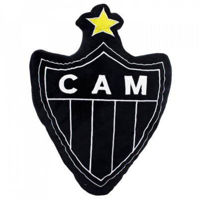 Almofada Atlético Mineiro Brasão Fibra