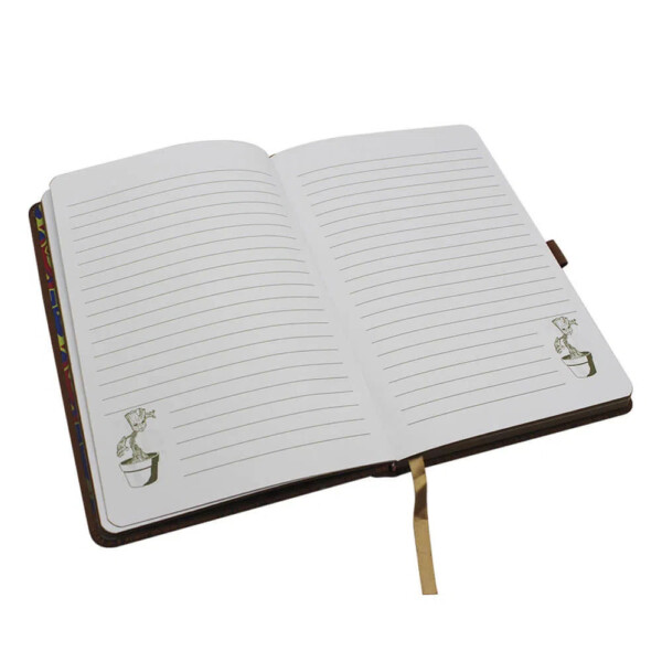 Caderno Groot Guardiões Das Galaxias Com Textura 21x15cm