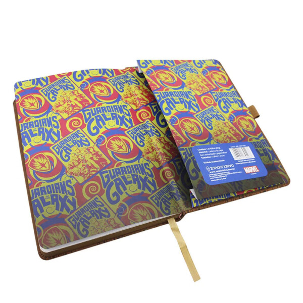 Caderno Groot Guardiões Das Galaxias Com Textura 21x15cm