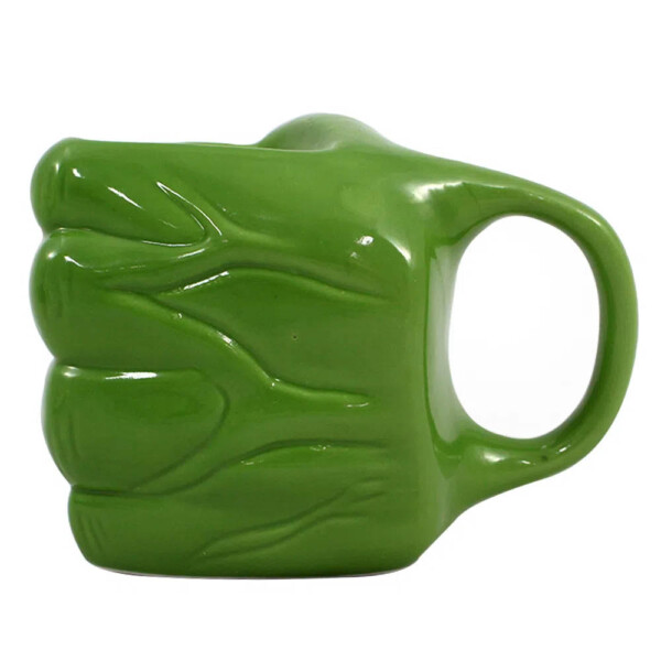 Caneca 3D Hulk Formato Mão