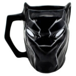 Caneca 3D Pantera Negra Face