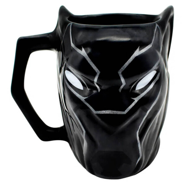 Caneca 3D Pantera Negra Face