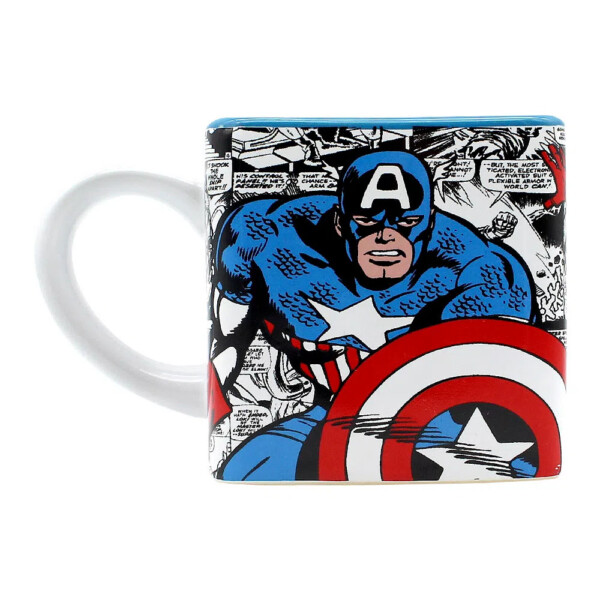 Caneca Capitão América Cubo 300ml