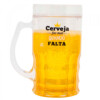 Caneca Cerveja Faz Mal Quando Falta 400ml