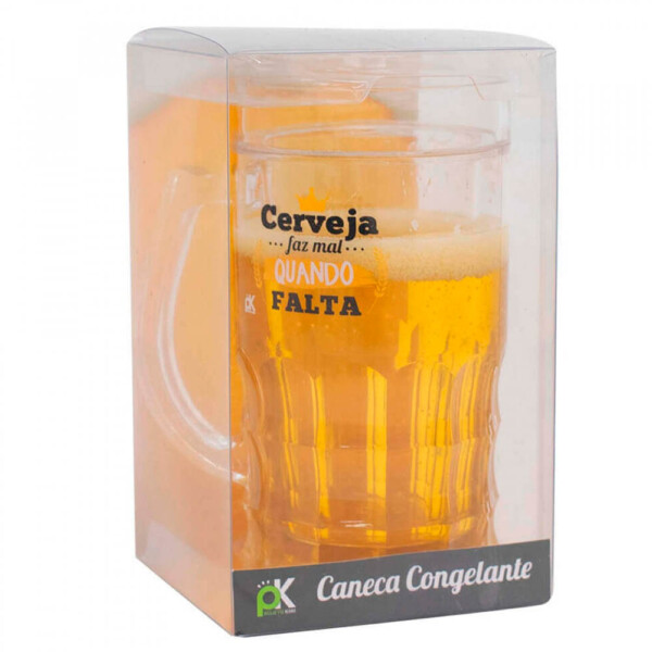 Caneca Cerveja Faz Mal Quando Falta 400ml