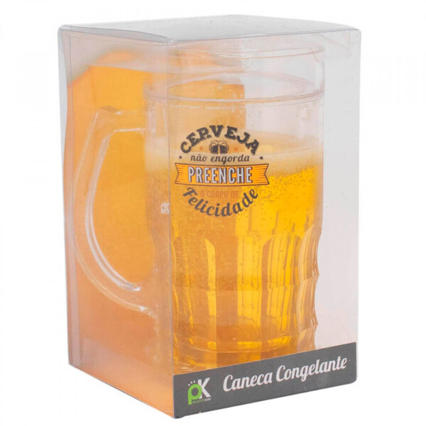 Caneca Cerveja Preenche O Corpo De Felicidade 400ml
