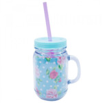 Caneca Todo Dia É Dia De Ser Feliz Com Tampa E Canudo 420ml