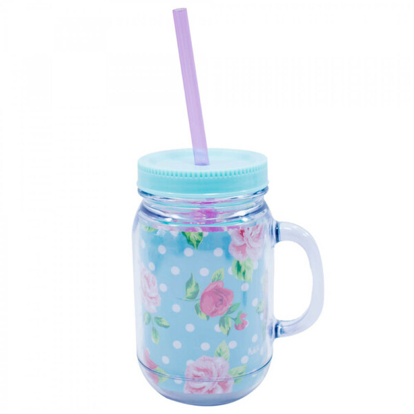 Caneca Todo Dia É Dia De Ser Feliz Com Tampa E Canudo 420ml