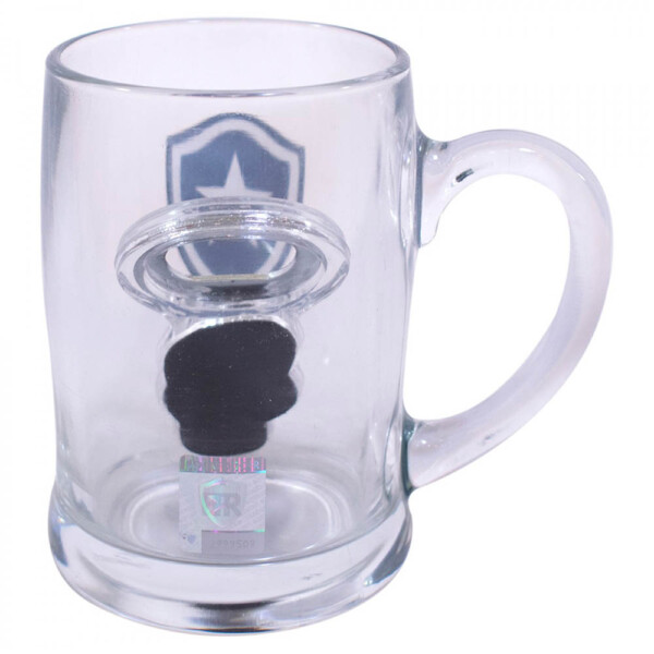 Caneca De Vidro Botafogo Com Abridor De Garrafas 380ml