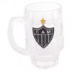 Caneca De Vidro Atlético Mineiro Com Brasão De Time 330ml