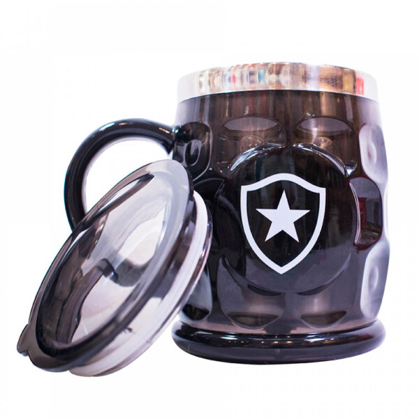 Caneca Térmica Botafogo Com Tampa 500ml