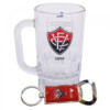 Caneca Vitória De Vidro 330ml Com Abridor