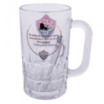 Caneca Vitória De Vidro 330ml Com Abridor