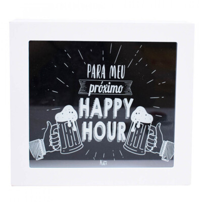 Cofre Porta Moeda Quadrado Para Meus Próximo Happy Hour