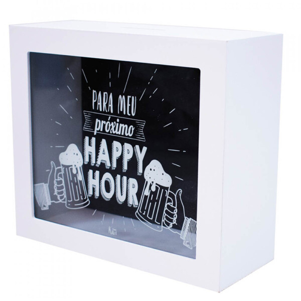 Cofre Porta Moeda Quadrado Para Meus Próximo Happy Hour
