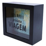 Cofre Porta Moeda Quadrado Para Minha Próxima Viagem