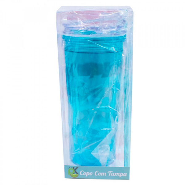 Copo Azul Viva Seus Sonhos 450ml