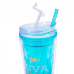 Copo Azul Viva Seus Sonhos 450ml