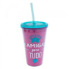 Copo Canudo Amigas Para Tudo 450ml