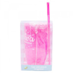 Copo Canudo Rosa Gel Congelante 500ml