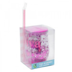 Copo Canudo Roxo Para Uma Diva Poderosa 350ml