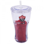 Copo Vitória Com Canudo 550ml E Mochila Tipo Saco