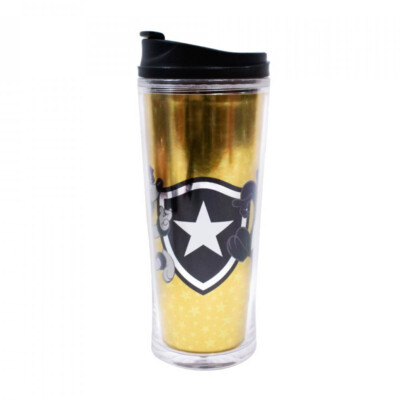 Copo Botafogo Com Tampa 600ml