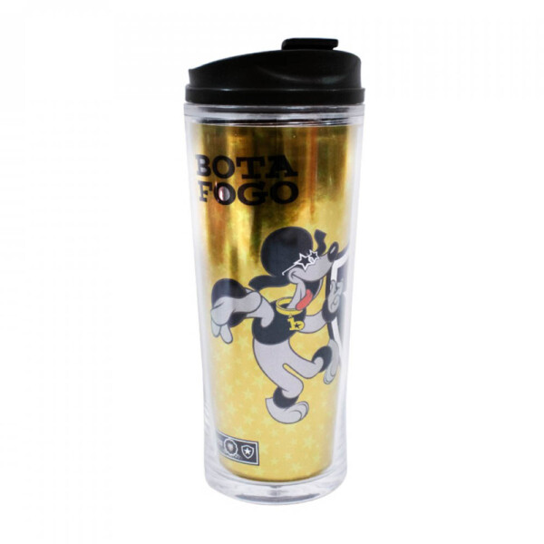 Copo Botafogo Com Tampa 600ml