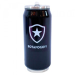 Copo De Inox Botafogo Com Canudo 350ml