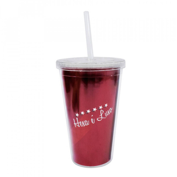 Copo De Plástico Náutico Canudo 500ml