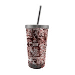 Copo Deadpool Hq Com Canudo 450ml