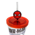 Copo Homem Aranha Com Canudo 500ml