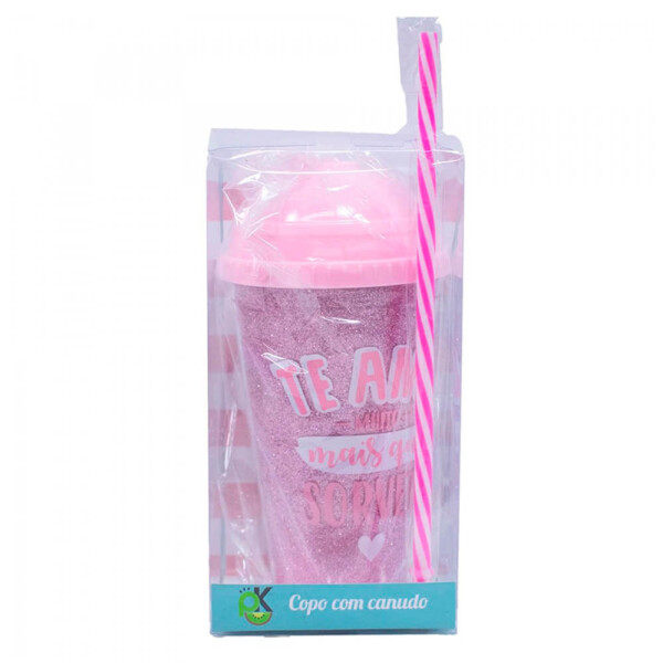 Copo Milkshake Rosa 450ml