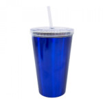 Copo Bahia De Plástico Canudo 500ml