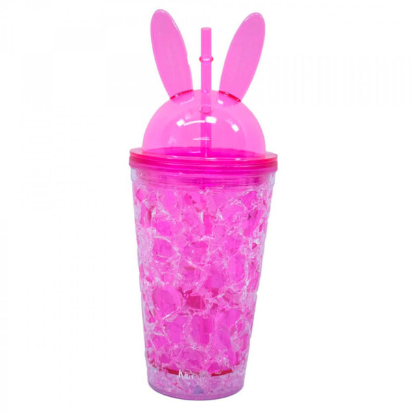 Copo Rosa Coelho Congelante 450ml
