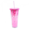 Copo Rosa Diva Nascida Para Brilhar 650ml